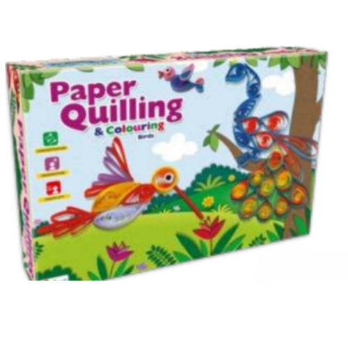 Paper Quilling and colouring Game